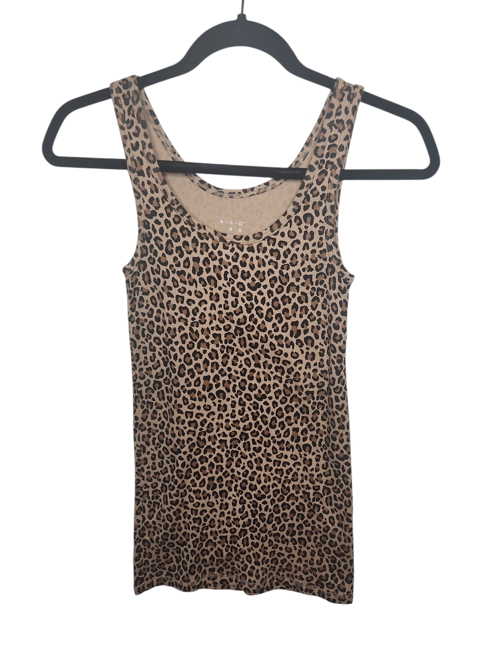 A New Day Leopard Print Tank Top in Tan and Black Size S